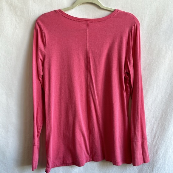 a.n.a dusty rose long sleeve scoop neck top, size L - Picture 4 of 6